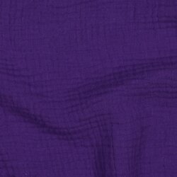 Musselin Uni *Vera*  - dunkelviolett