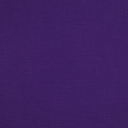 Musselin Uni *Vera*  - dunkelviolett