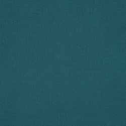 Musselin Uni *Vera*  - dunkelcyanblau