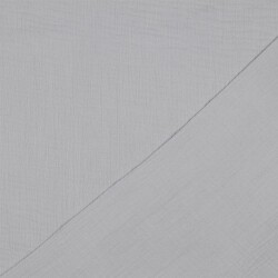 Musselin Uni *Vera*  - lichtgrau