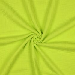 Musselin Uni *Vera*  - Neon gelb