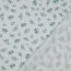 Musselin Organic Digital Safaripflanzen - weiss