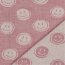 Musselin Smiley 2-Seitig - pink/creme