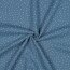 Musselin kleine Punkte - blau