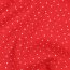 Musselin kleine Punkte - rot