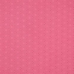 Musselin Bestickt Blumen - pink