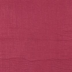 Musselin feine Glitzerpunkte - kirsche