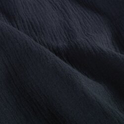 Musselin Uni *Marie* - dunkelblau