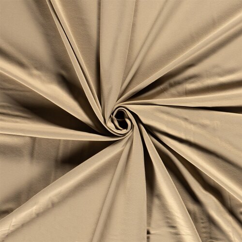 Baumwolljersey *Mila* Uni - beige