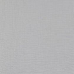 Musselin Uni *Gerda* BIO~Organic - lichtgrau