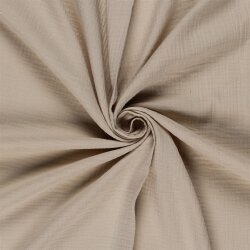Musselin Uni *Marie* - hellbeige
