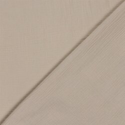 Musselin Uni *Marie* - hellbeige
