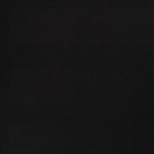 Waffelpiqué *Marie* 6mm Uni - schwarz