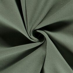 Waffelpiqué *Marie* 2mm Uni - dunkel altmint