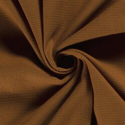 Waffelpiqué *Marie* 2mm Uni - karamell