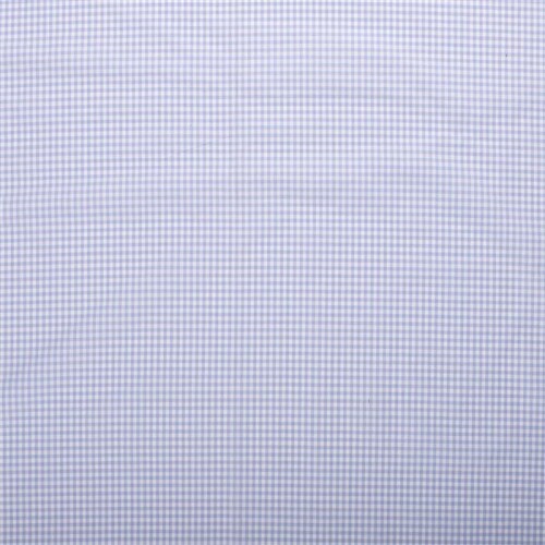 Baumwollpopeline garngefärbt Vichy Karo 5mm - eisblau