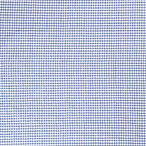 Baumwollpopeline garngefärbt Vichy Karo 5mm - jeansblau