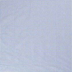 Baumwollpopeline garngefärbt Vichy Karo 5mm - jeansblau