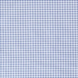 Baumwollpopeline garngefärbt Vichy Karo 5mm - jeansblau