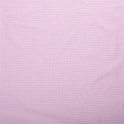 Baumwollpopeline garngefärbt Vichy Karo 5mm - rosa