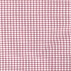 Baumwollpopeline garngefärbt Vichy Karo 5mm - antikpink