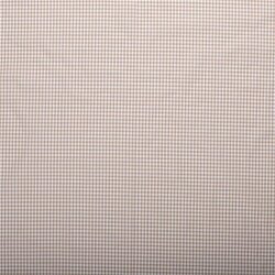Baumwollpopeline garngefärbt Vichy Karo 5mm - beige
