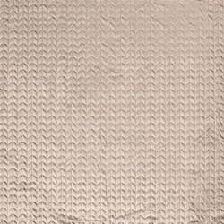 Kunstfell Flechtmuster - beige
