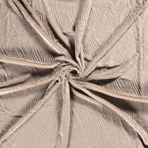 Kunstfell Wellen - beige