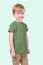 Baumwolljersey Axt & Schild - khaki