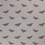Alpenfleece flying Skull - hellgrau meliert