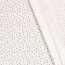 Baumwolljersey kleine Flecken- creme