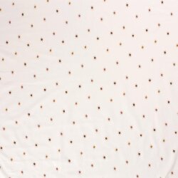 Baumwolljersey kleine Sonnen - creme
