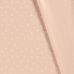 Baumwolljersey Konfetti soft rosa