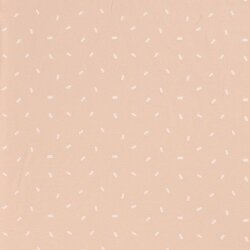 Baumwolljersey Konfetti soft rosa