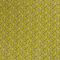 Musselin Blumen - grün