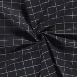 Bengaline Jacquard Kariert - dunkeljeansblau