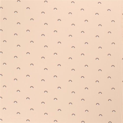 Baumwolljersey Regenbogen soft rosa