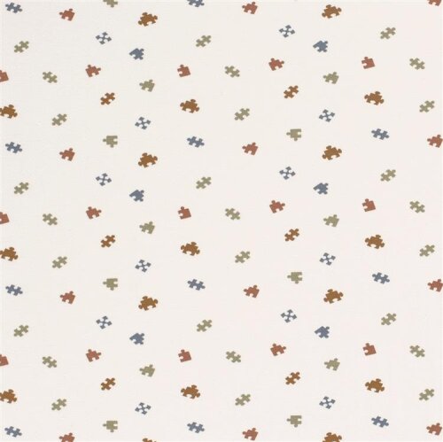 Baumwolljersey PUZZLE - creme