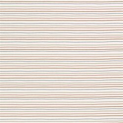 Baumwolljersey bunte Streifen- creme