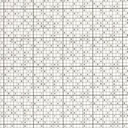 Baumwollpopeline Sudoku - weiss
