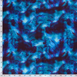 Funktionsjersey Sportswear Digital Quallen - blau
