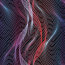 Funktionsjersey Sportswear Digital magische Wellen - fuchsia
