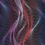 Funktionsjersey Sportswear Digital magische Wellen - fuchsia
