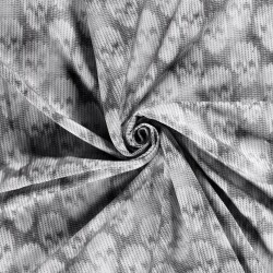 Softshell Digital gestrickte Totenköpfe - stahlgrau