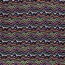 Alpenfleece wilde bunte Linien - schwarz