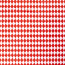 Modestoff Dekostoff Rauten - weiss/rot