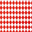 Modestoff Dekostoff Rauten - weiss/rot