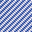 Modestoff Dekostoff kleine Rauten - weiss/blau