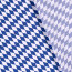 Modestoff Dekostoff kleine Rauten - weiss/blau