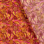 Modestoff Dekostoff Paisley Blumen - orange